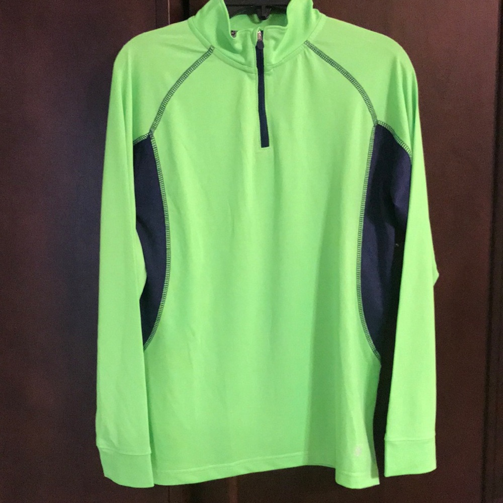 Kids Green and Blue Long Sleeve Shirt